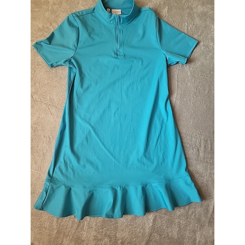 Tommy Bahama Dress Women’s Large Blue 1/4 Zip Tennis Golf Pickleball